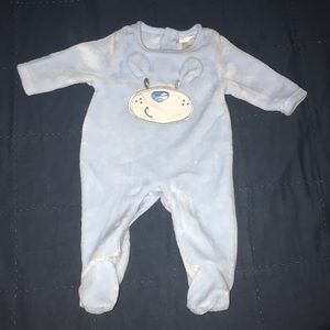 Baby footie body suit